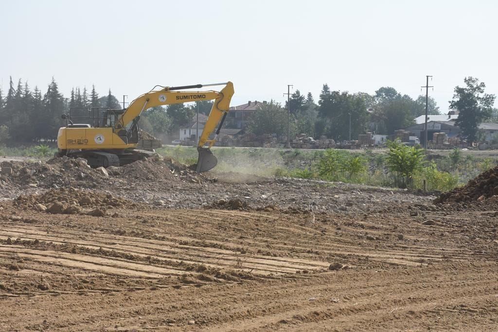 MELEN SU PARK’DA ALT YAPI TAMAMLANIYOR
