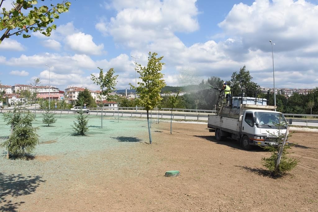 KAZUKOĞLU’DA HYDROSEEDİNG ÇALIŞMALARI YAPILDI
