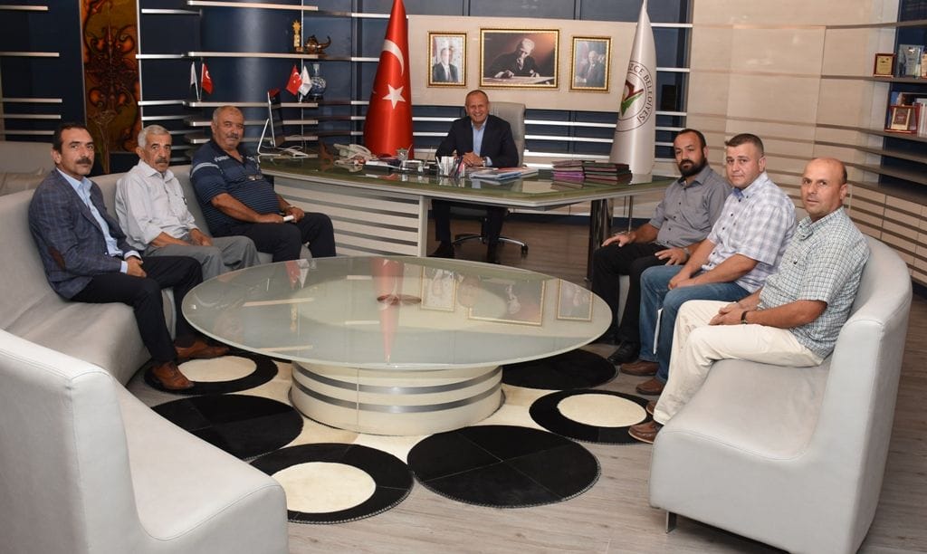 BAŞKAN KELEŞ KONURALP MUHTARLARI İLE GÖRÜŞTÜ