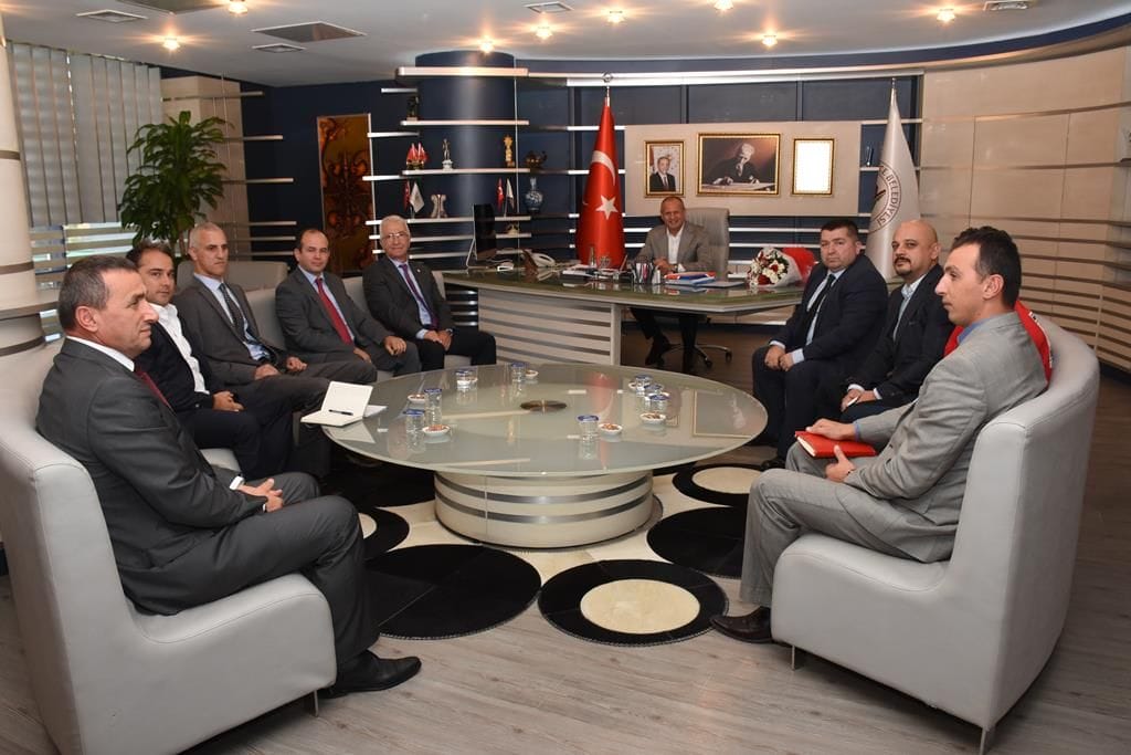 ULUSAL AFET YÖNETİM HEYETİNDEN BAŞKAN KELEŞ’E ZİYARET