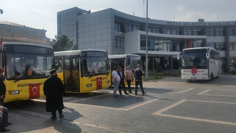 DÜZCELİLER ŞEHİDİNİ UĞURLADI