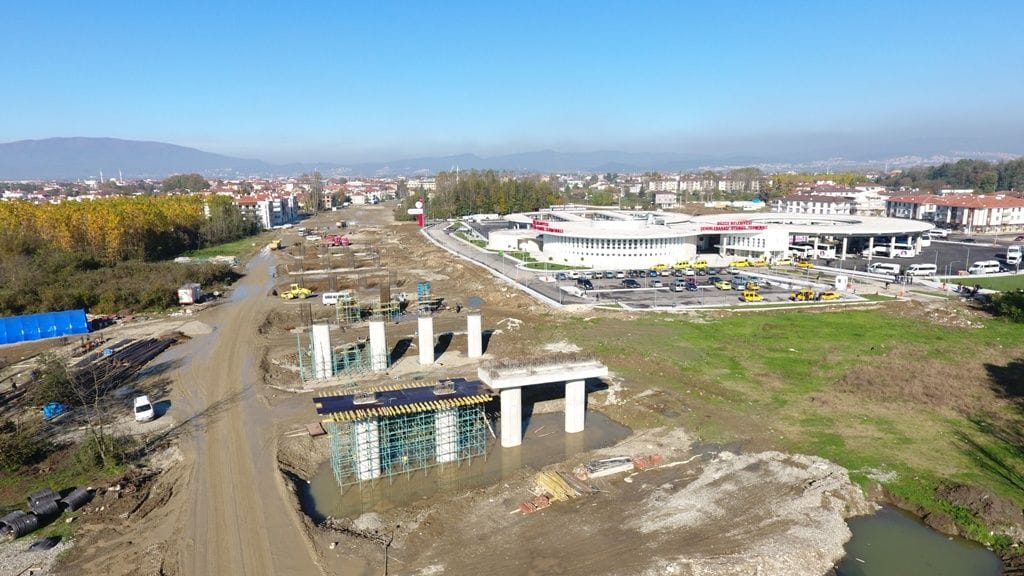 TEM BAĞLANTI YOLU İNŞAATI HIZLANDI