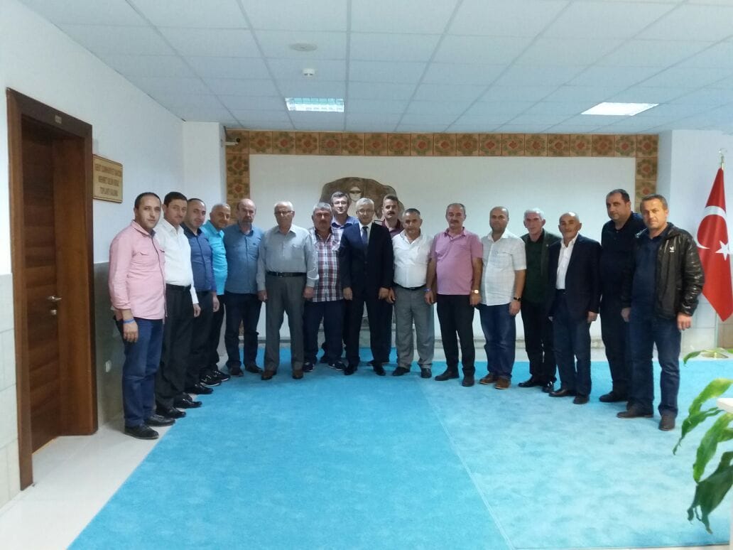 MUHTARLAR SOLMAZ’I ZİYARET ETTİ