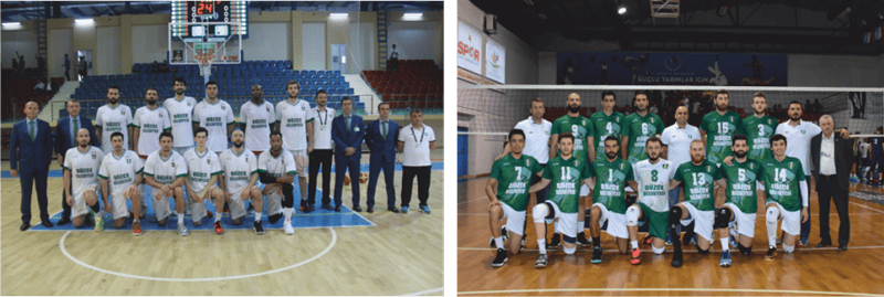 BASKETBOL İÇERDE VOLEYBOL DIŞARDA