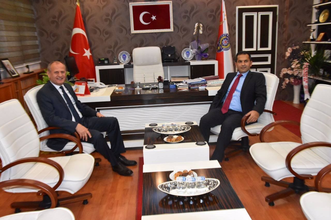 YENİ EMNİYET MÜDÜRÜNE HAYIRLI OLSUN ZİYARETİ