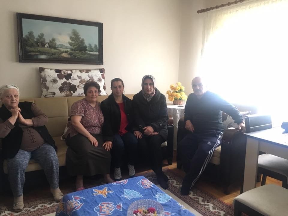 SOSYAL HİZMETLER’İN TAZİYE ZİYARETİ
