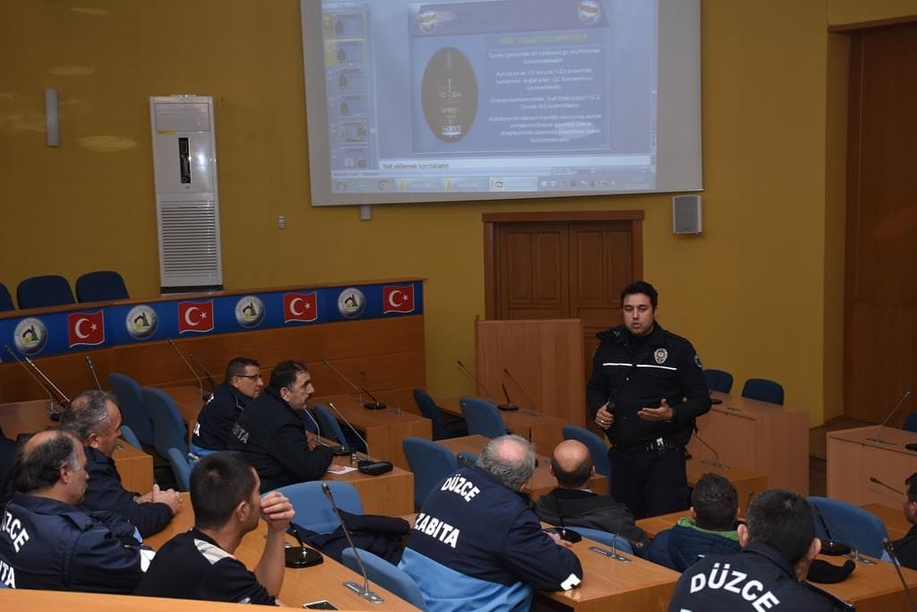 ZABITA İÇİN SEMİNER DÜZENLENDİ