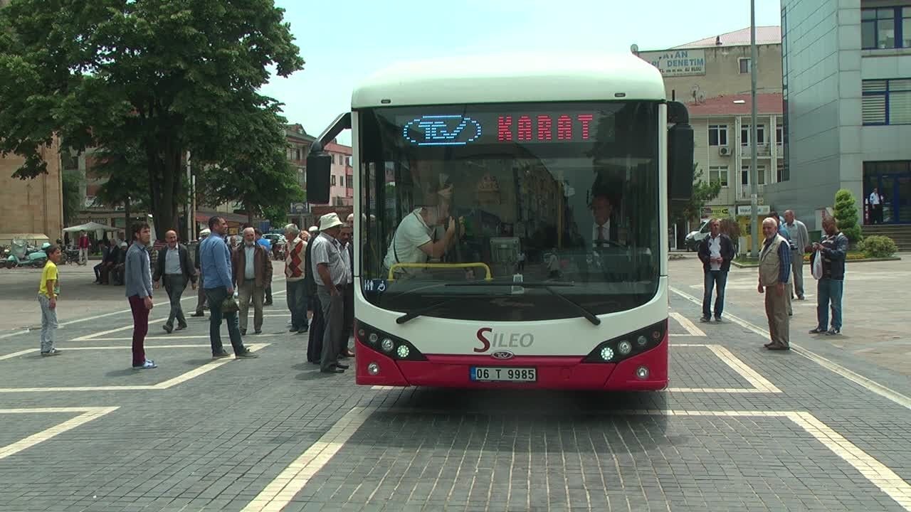 YERLİ ELEKTRİKLİ OTOBÜS DÜZCE’DE TEST SÜRÜŞÜNE BAŞLADI