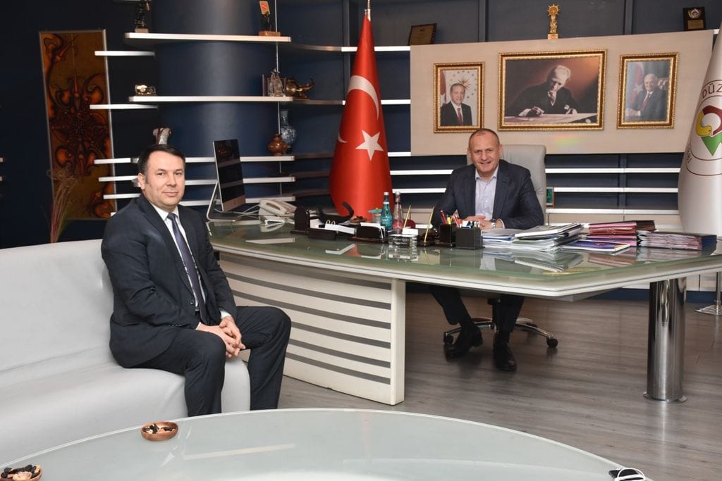 İŞKUR MÜDÜRÜNDEN BAŞKAN KELEŞE ZİYARET
