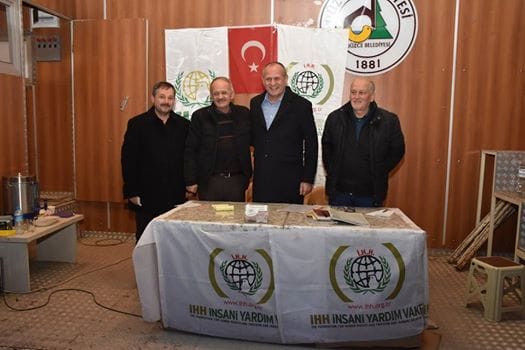 BAŞKAN KELEŞ HALEPE YARDIMDA BULUNDU