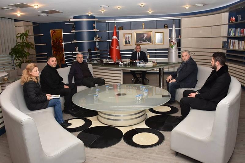 DÜZCE SEYYAR PAZARCILAR ODASI’NDAN BAŞKAN KELEŞ’E ZİYARET