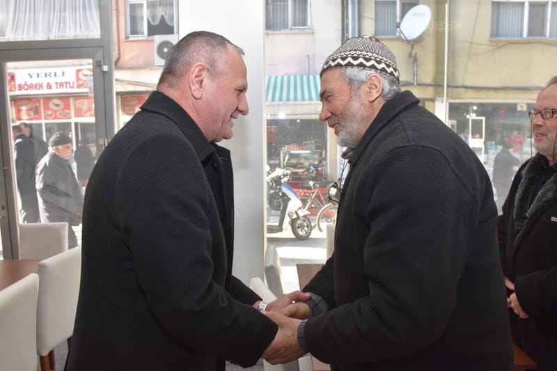 BAŞKAN KELEŞTEN YAŞLILAR EVİNE ZİYARET