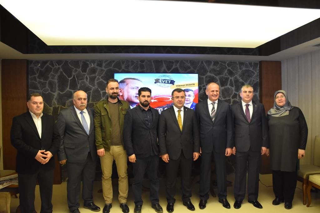BAŞKAN KELEŞ AK PARTİ BASIN TOPLANTISINA KATILDI