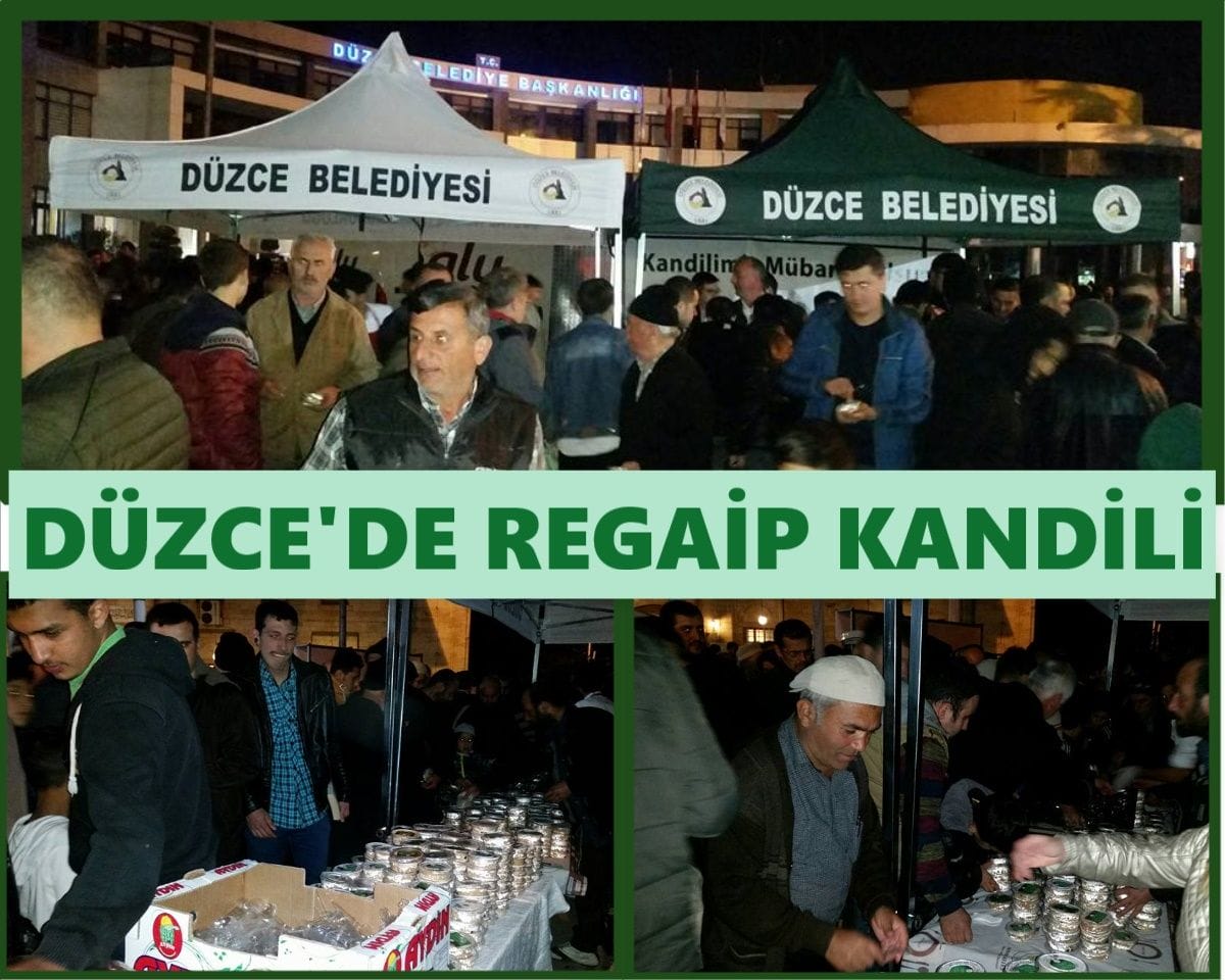 KANDİLE ÖZEL HELVA DAĞITILDI