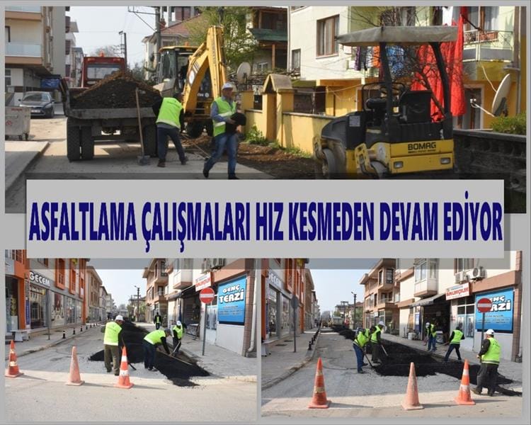 ASFALTLAMA ÇALIŞMALARI CEDİDİYE MAHALLESİNDE DEVAM EDİYOR