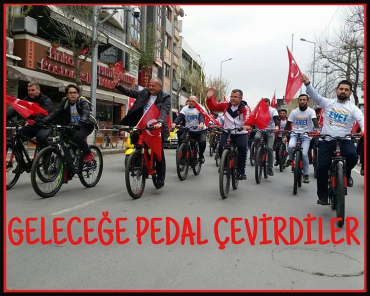 BİSİKLETLE EVET TURU