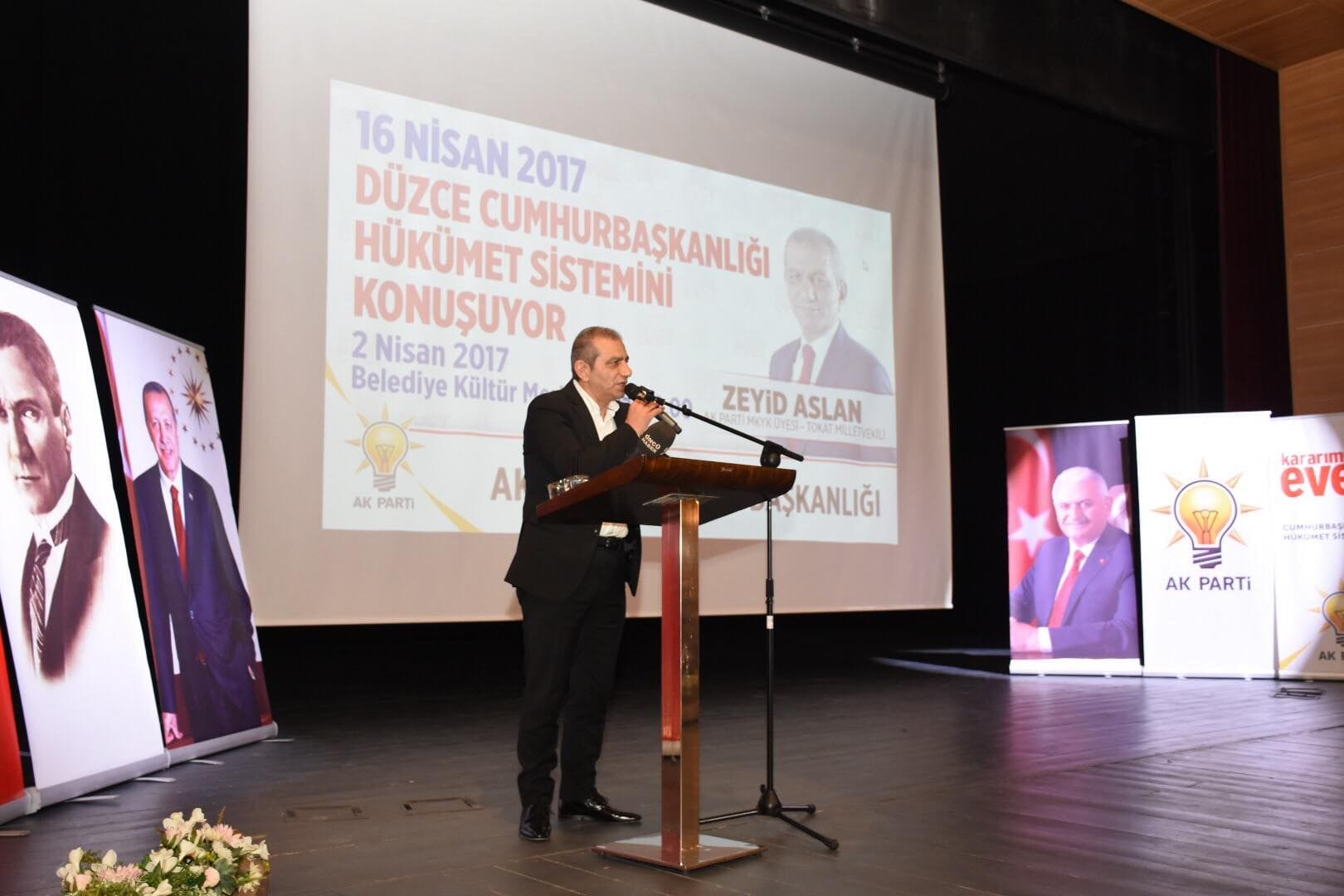 ZEYİD ASLAN CUMHURBAŞKANLIĞI SİSTEMİNİ ANLATTI