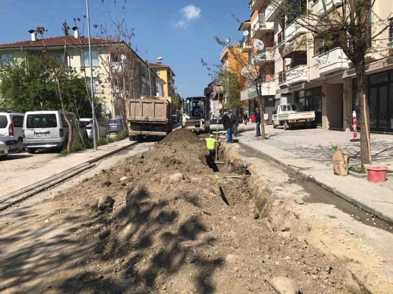 ŞEREFİYE MAHALLESİNDE YAĞMUR SUYU HATTI