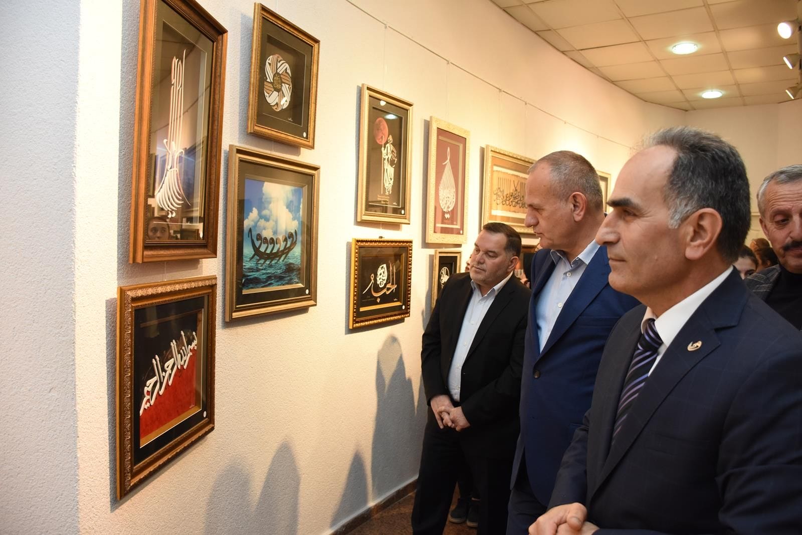 KAT’I SANATI HAT ESERLERİ SERGİSİ AÇILDI