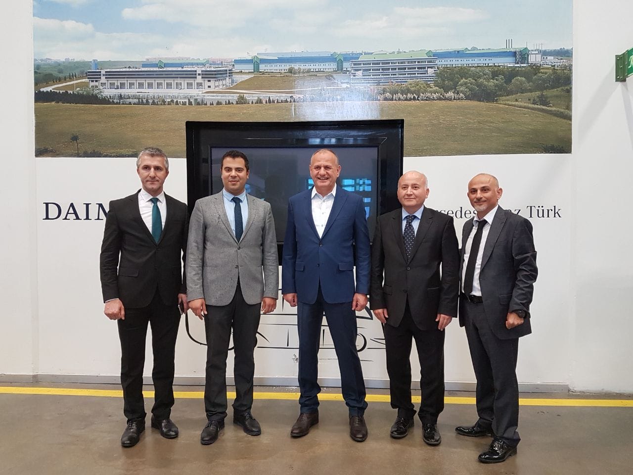 BAŞKAN KELEŞ MERCEDES’DE İNCELEME YAPTI