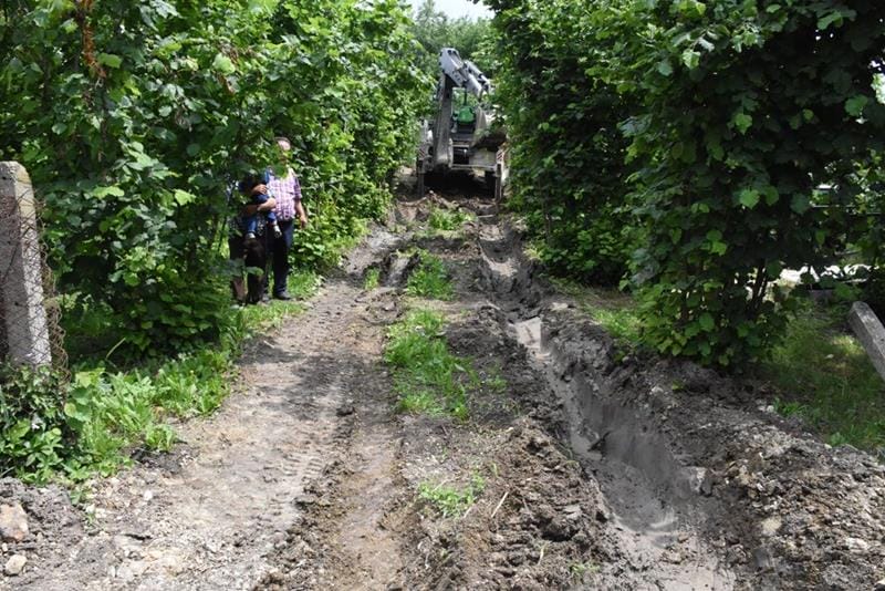 KONURALPDE ALT YAPI ÇALIŞMALARINA BAŞLANDI
