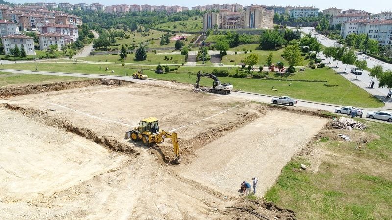 GÜREŞ ALANI HAZIRLANIYOR