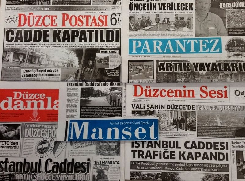 İSTANBUL CADDESİNİN BASIN YANSIMALARI