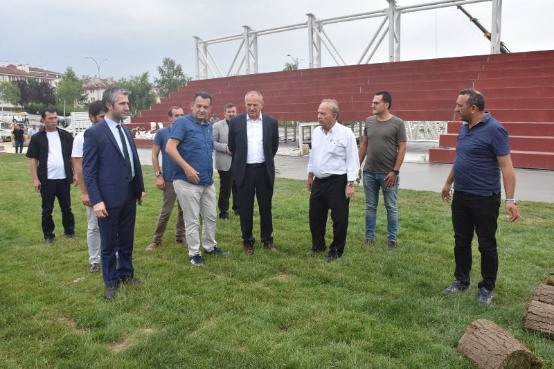 GÜREŞ STADYUMUNDA İNCELEME