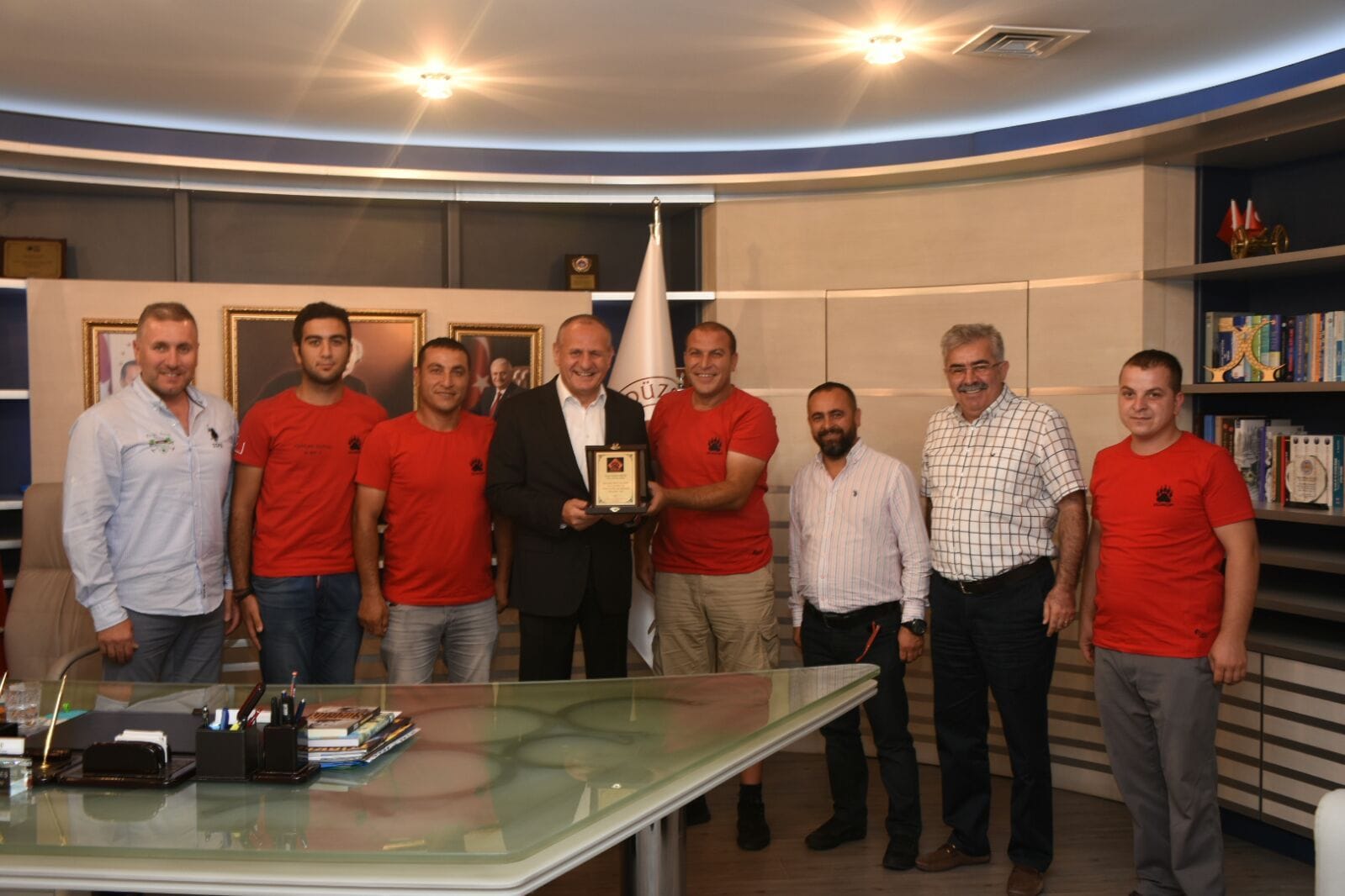 DÜSOF’DAN BAŞKAN KELEŞ’E ZİYARET