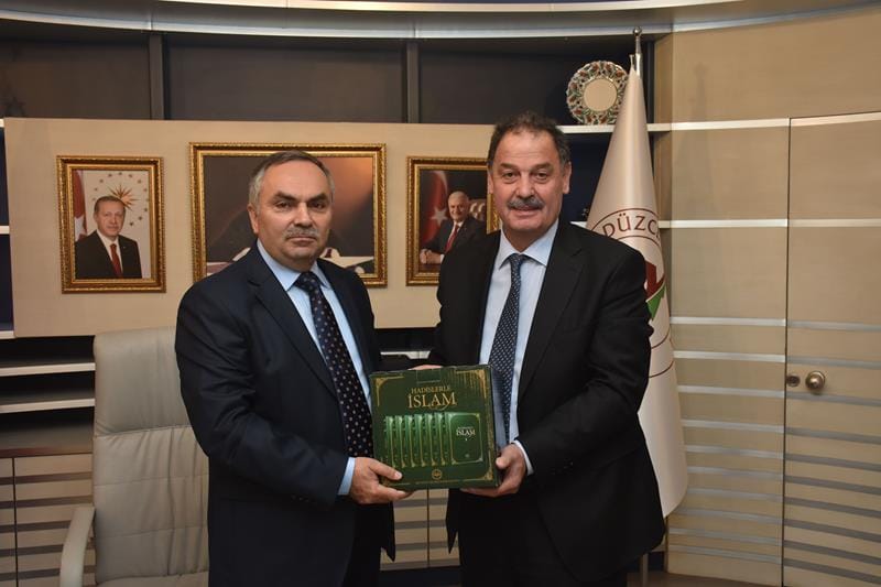 MÜFTÜLÜKTEN BAŞKANA HAYIRLI OLSUN ZİYARETİ