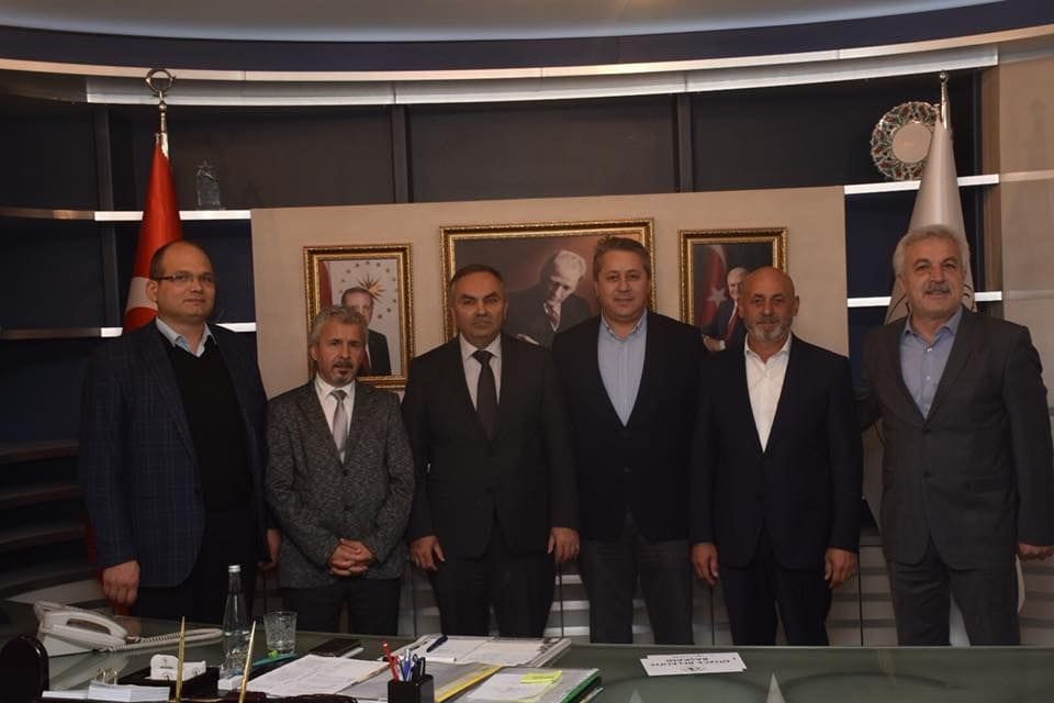 BAŞKANA ZİYARETLER DEVAM EDİYOR