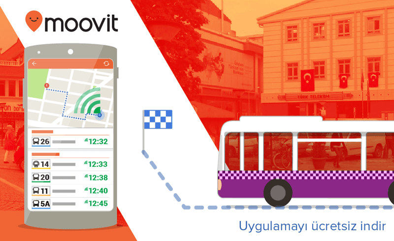 MOOVİT İLE ULAŞIM ÇOK KOLAY
