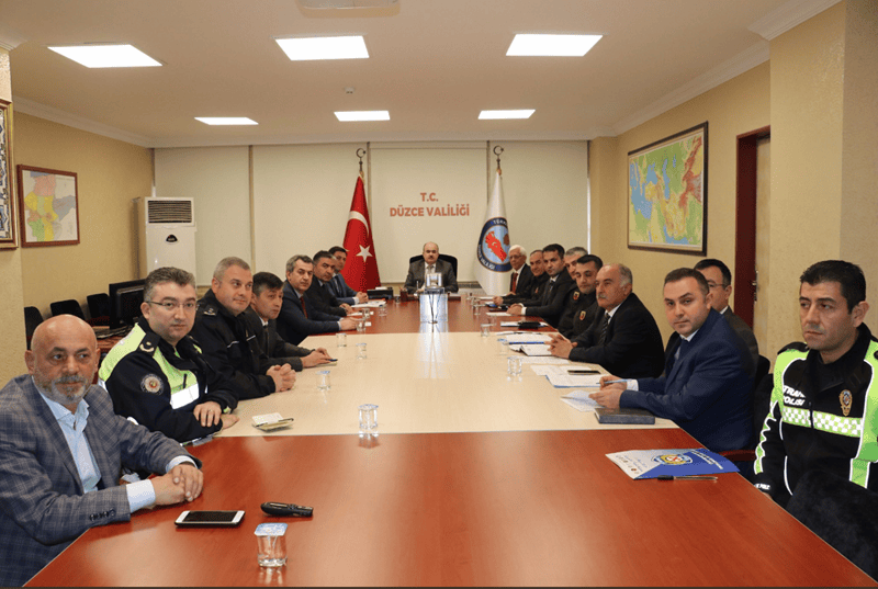 GÜVENLİK TEDBİRLERİ GÖRÜŞÜLDÜ