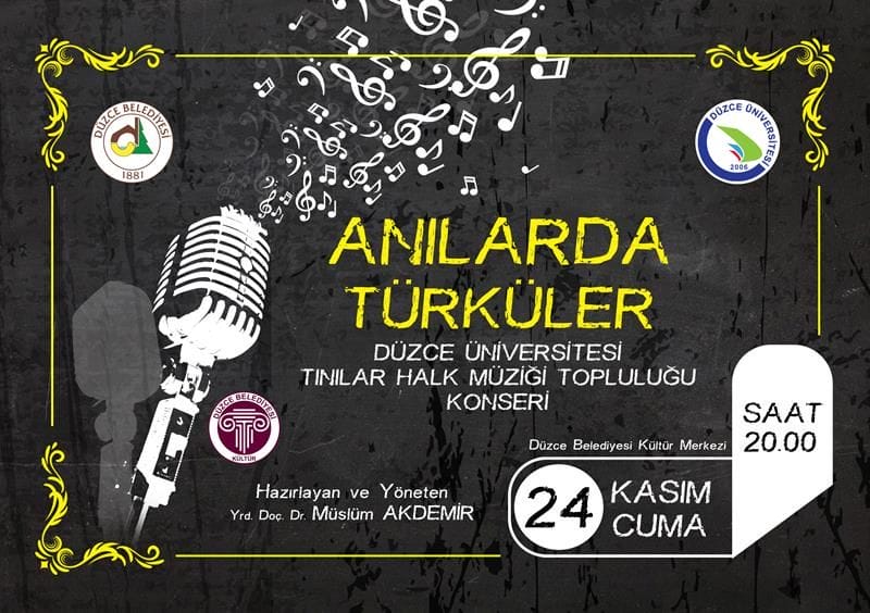 ÖĞRETMENLERE “ANILARDA TÜRKÜLER”