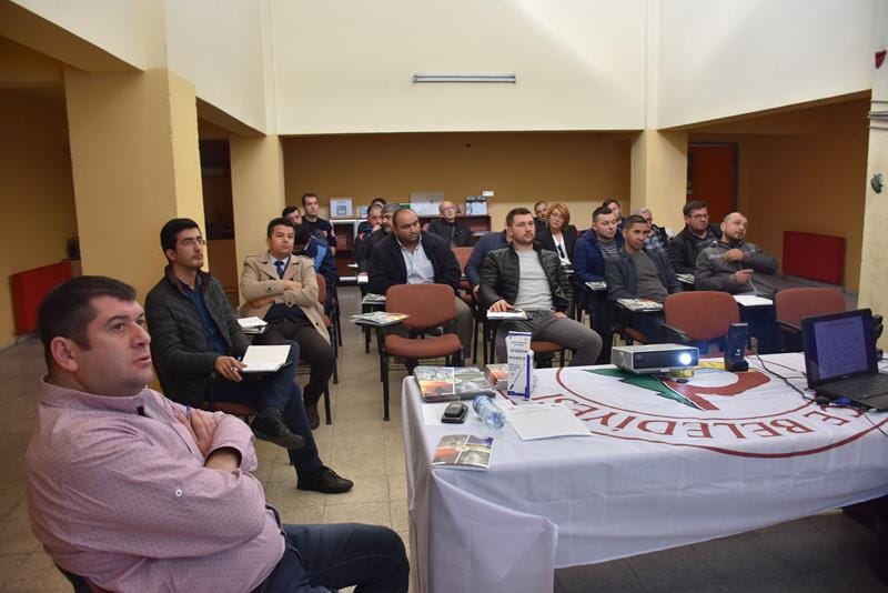 YANGIN GÜVENLİĞİ EĞİTİMİ VERİLİYOR