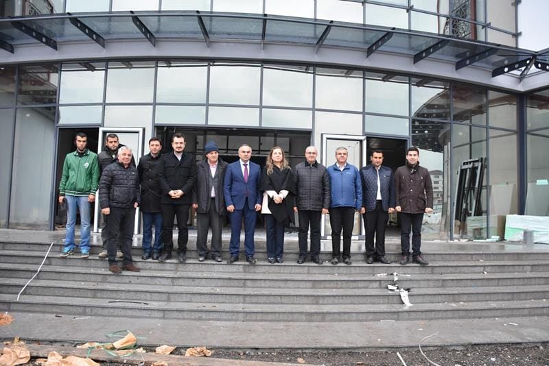 BAŞKAN AY TEKNOPARK İNŞAATINI İNCELEDİ
