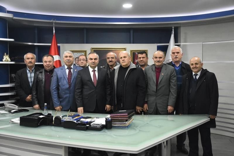 MUHTARLAR BAŞKAN AY İLE BİR ARAYA GELDİ