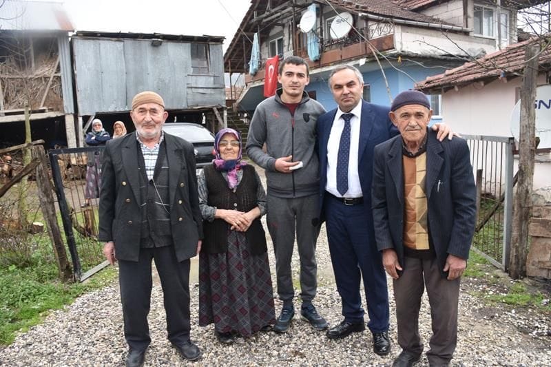 DÜZCELİ GAZİYİ ZİYARET ETTİLER
