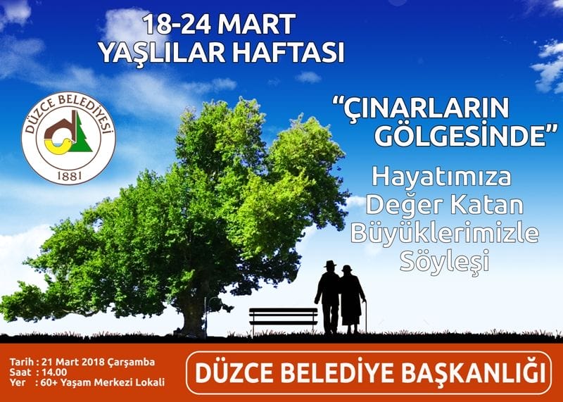 YAŞLILAR İLE SÖYLEŞİ DÜZENLENECEK