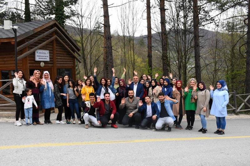 BAŞKAN SAMANDERE’DE ÖĞRENCİLERLE BULUŞTU