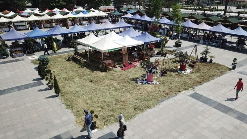 OT FESTİVALİ İÇİN STANTLAR HAZIR