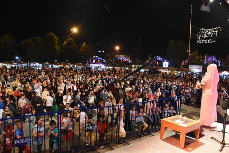 ANITPARKTA İZDİHAM YAŞANDI