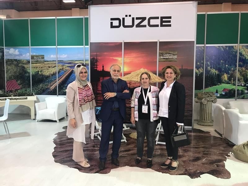 HAMZA CEBECİ DÜZCE STANDINI ZİYARET ETTİ