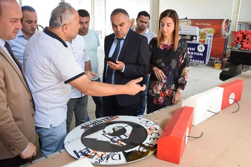 BAŞKAN AY TESİSLERDE İNCELEMELERDE BULUNDU