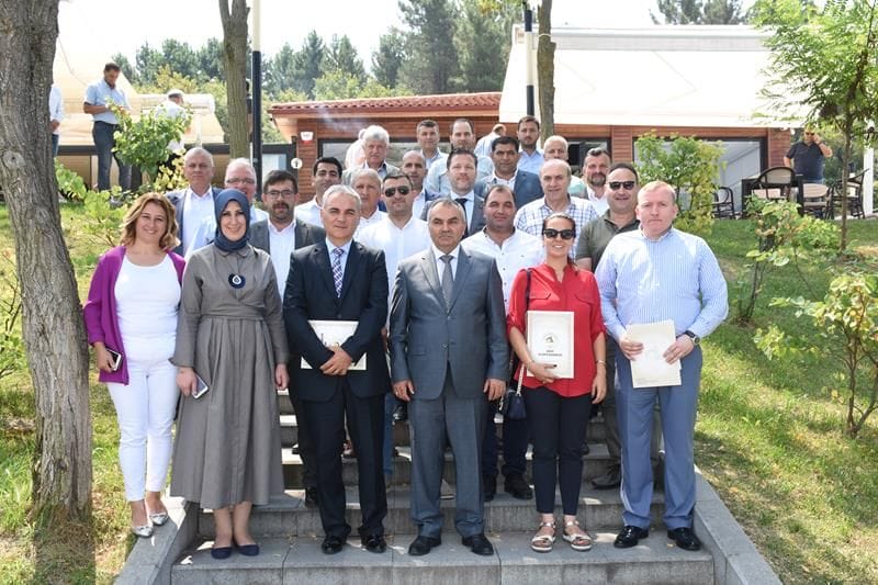 BAŞKAN AY İŞ İNSANLARI İLE BULUŞTU