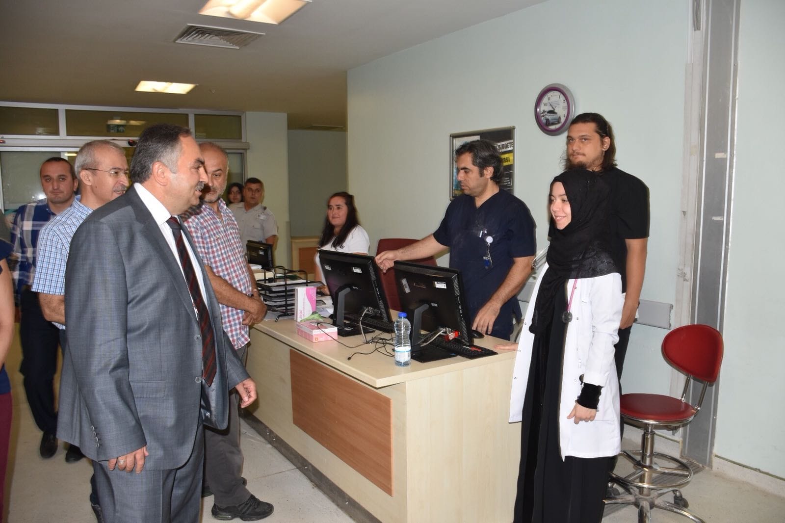BAŞKAN DURSUN AY’DAN HASTANE ZİYARETİ