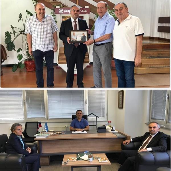 BAŞKAN FABRİKALARI ZİYARET ETTİ