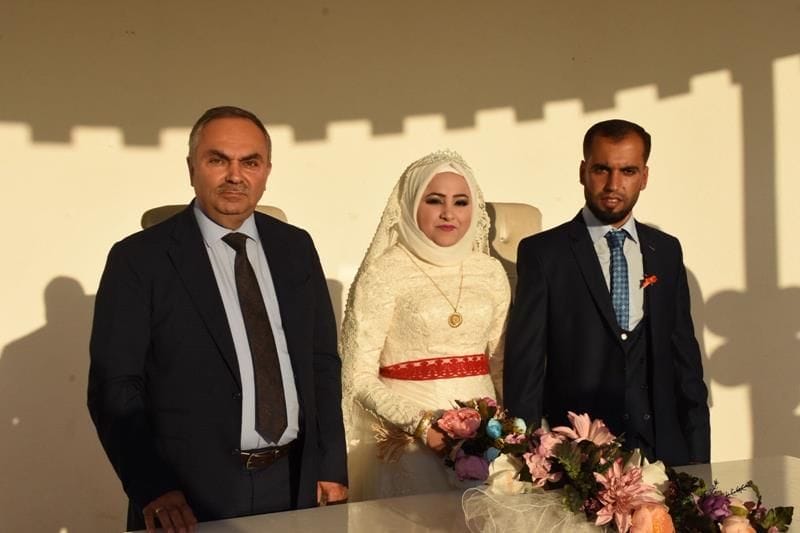 BAŞKANIN DESTEĞİ İLE DÜNYAEVİNE GİRDİLER