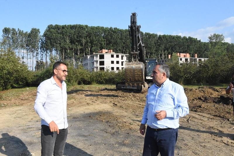 ÇALIŞMALARI YERİNDE İNCELEDİ