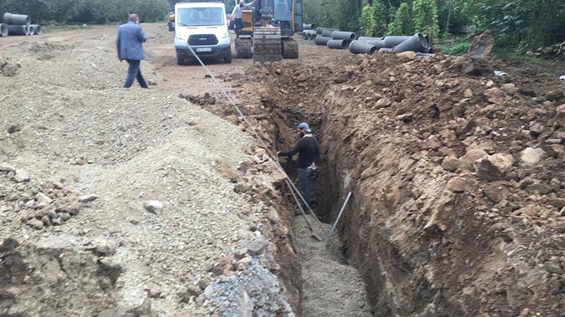 DÜZCEDE ALTYAPI ÇALIŞMALARI SÜRÜYOR